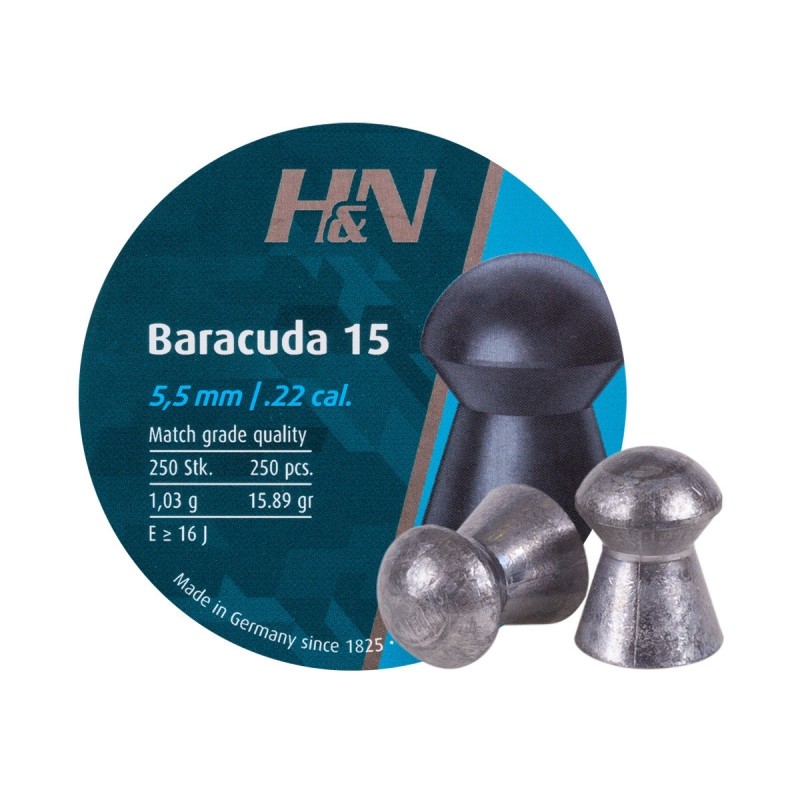 Diabolo H&N Baracuda 15 5,5 mm / .22 (250 kosov)