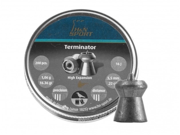 Diabolo H&N Terminator 5,5 mm / .22 (200 kosov)