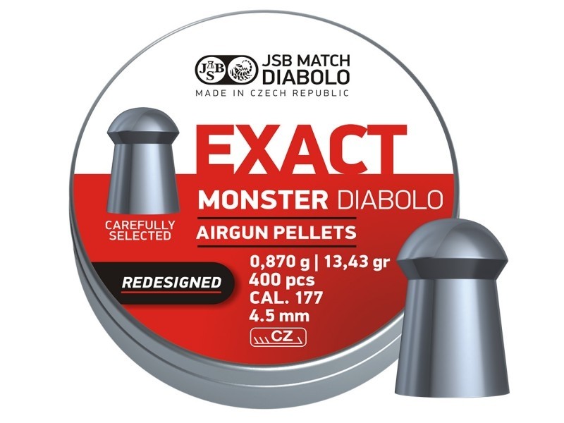 Diabolo JSB Exact Monster Redesigned 4,5 mm / .177 (400 kosov)