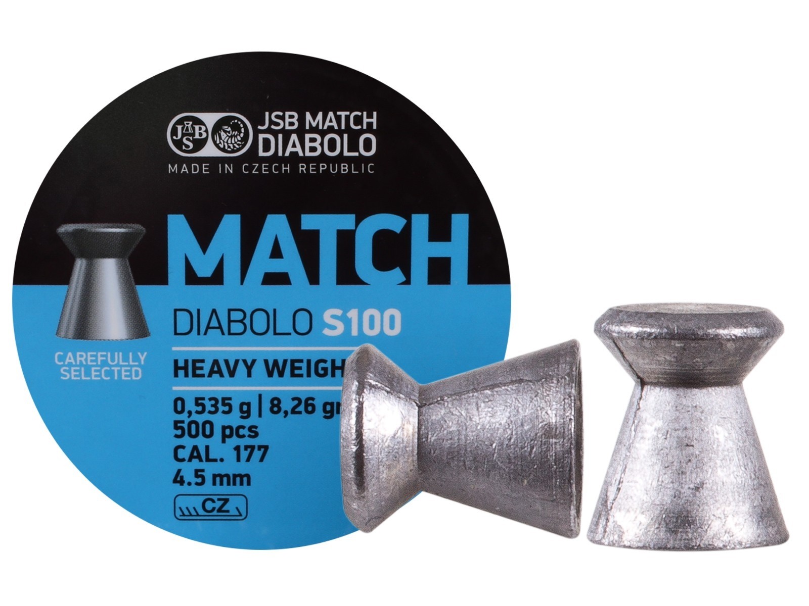 Diabolo JSB Match Blue (heavy weight) 4,5 mm / .177 (500 kosov)