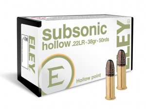 MK strelivo ELEY subsonic hollow