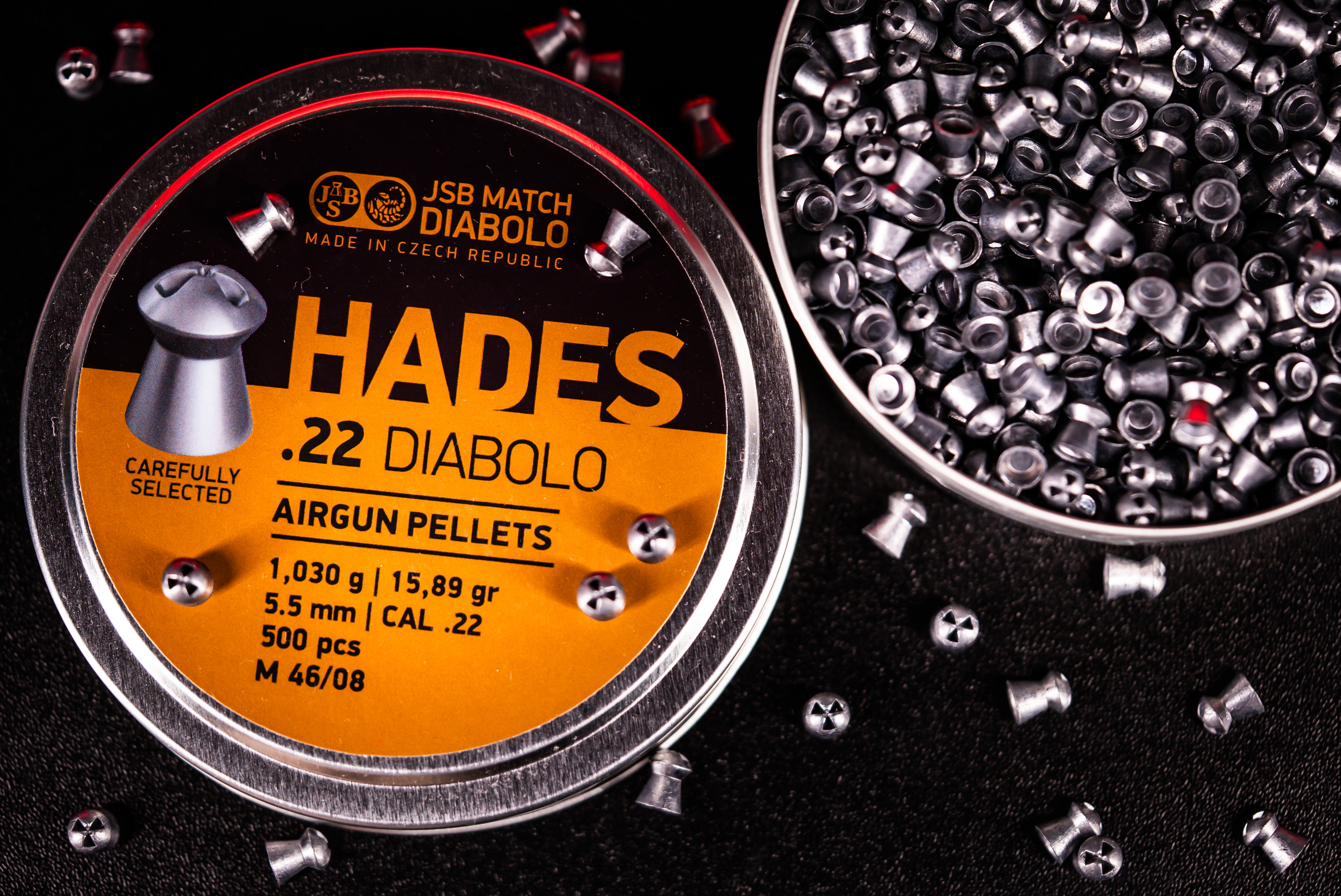 Diabolo JSB Hades 5,5 mm / .22 (500 kosov)