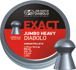 Diabolo JSB Exact Jumbo Heavy 5,5 mm